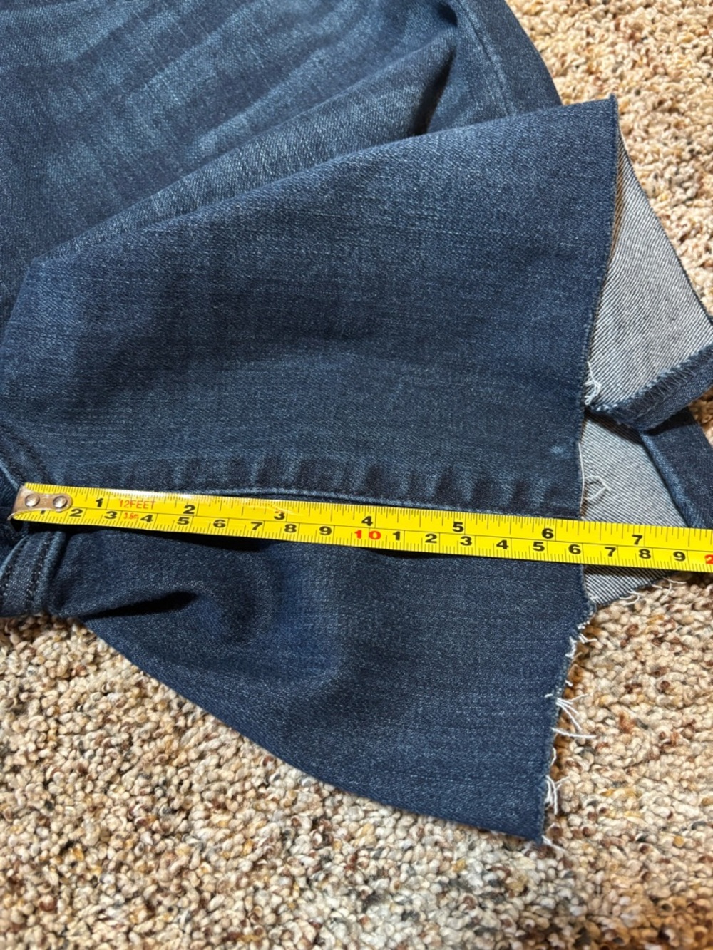 224. Judy Blue Indigo High-Rise Denim Shorts, Size XL - Picture 4 of 7